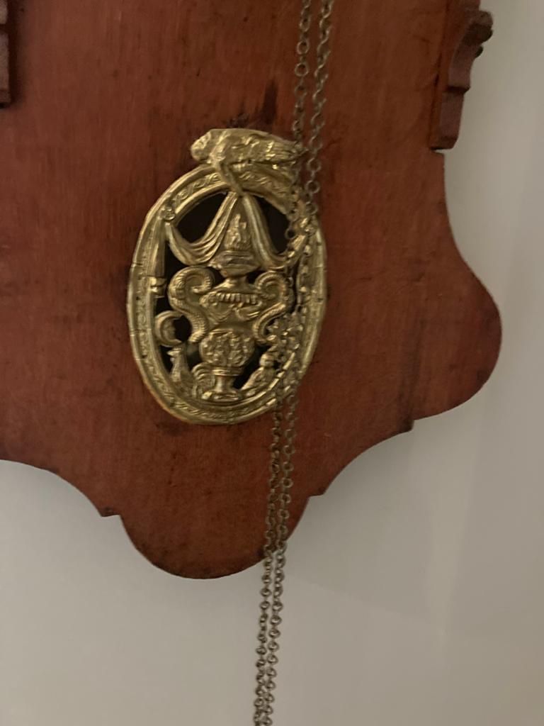 Antieke Friese Staartklok - Prachtig Handwerk, Ophalen of Verzenden