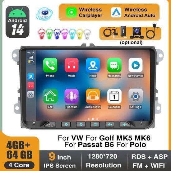 Multifunctionele Car Stereo – Auto Radio – Multimedia Speler, Corvance B.V., Verzenden, Nieuw, Corvancebol@gmail.com