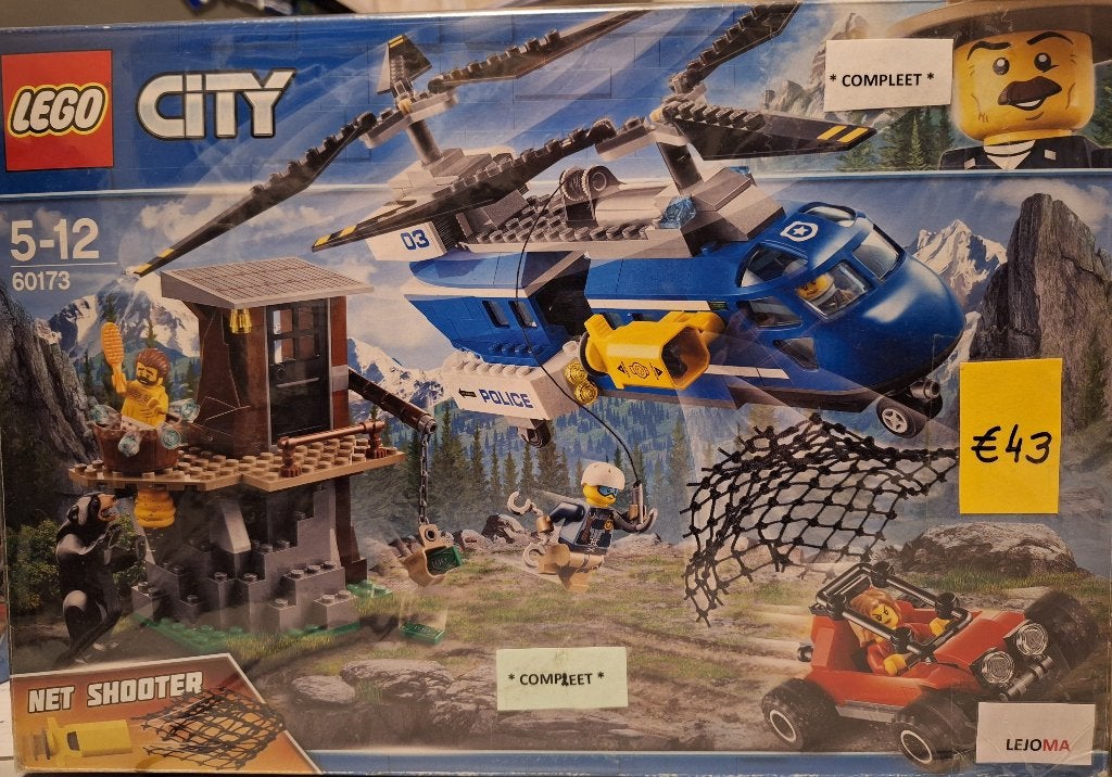 LEGO City 60173 Bergarrestatie (MET doos), Kinderen en Baby's, City, Lego, Ophalen of Verzenden, Zo goed als nieuw