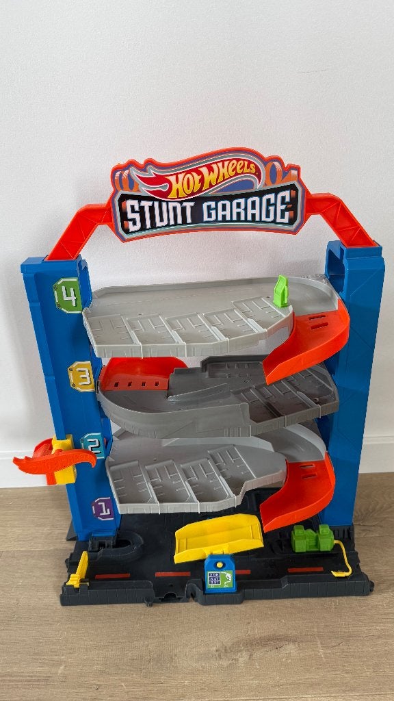 Hotwheels Stuntgarage, Ophalen of Verzenden, Hot Wheels, Handmatig, Racebaan