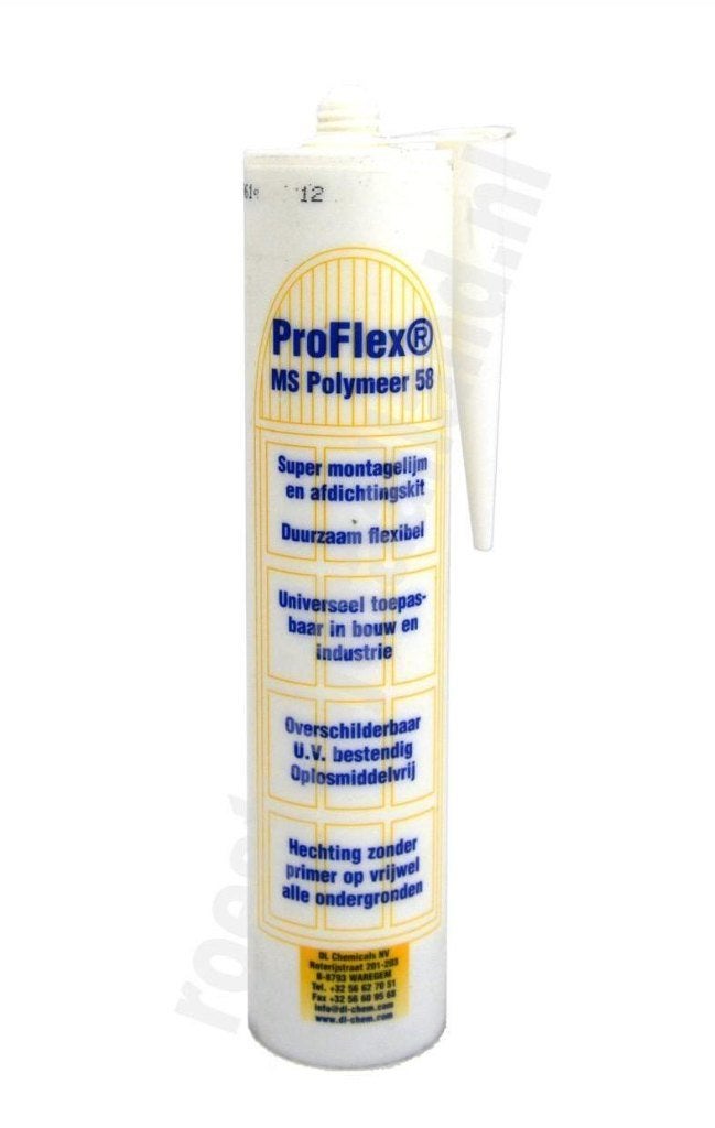 Proflex MS Ploymeer 58 montagekit kit lijm montagelijm, Ophalen of Verzenden, Nieuw