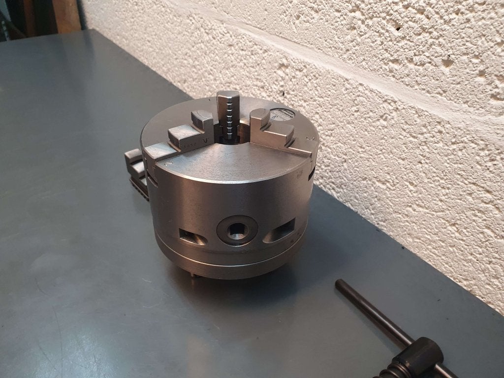 125mm Pratt Burnerd Griptru klauwplaat Camlock D1-3 / D3, Niet ingevuld, Niet ingevuld, Ophalen of Verzenden, Zo goed als nieuw
