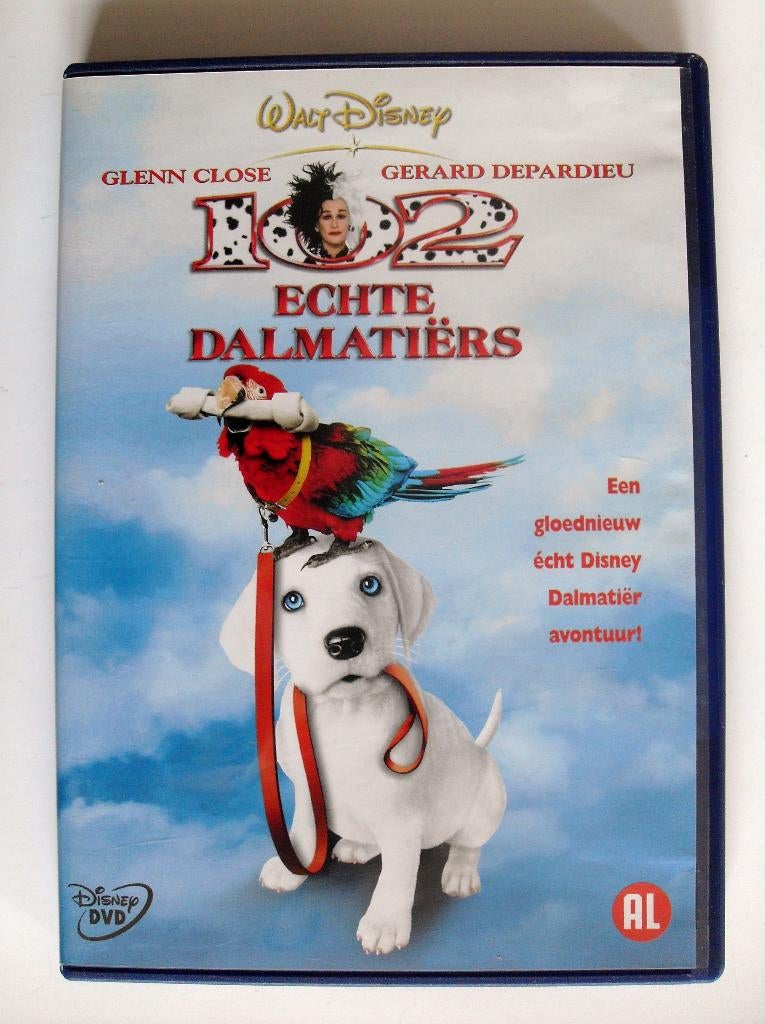 102 echte dalmatiërs (originele dvd) DIsney, Avontuur, Alle leeftijden, Ophalen of Verzenden, Zo goed als nieuw