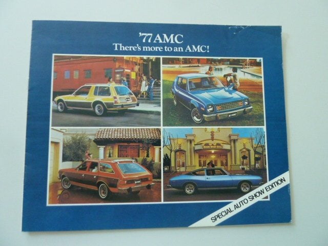 1977 AMC American Motors Full Line Show Ed. Brochure USA, Ophalen of Verzenden, Gelezen, Overige merken