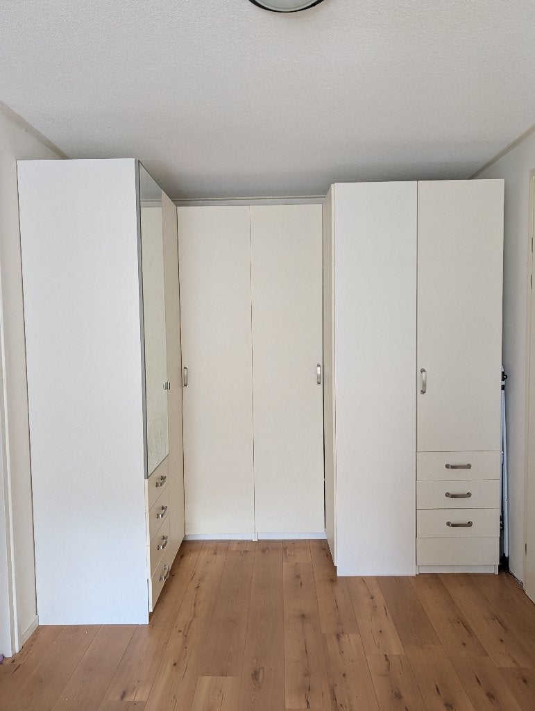 Complete IKEA PAX kledingkast 262 x 161 cm, kastenwand, Huis en Inrichting, Kasten | Kledingkasten, Gebruikt, 200 cm of meer, 75 cm of meer