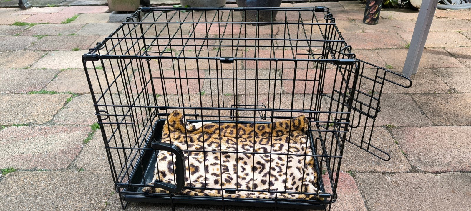 Bench voor kleine hond, Dieren en Toebehoren, Hondenhokken, Ophalen, Hondenkennel, Minder dan 65 cm, Minder dan 75 cm