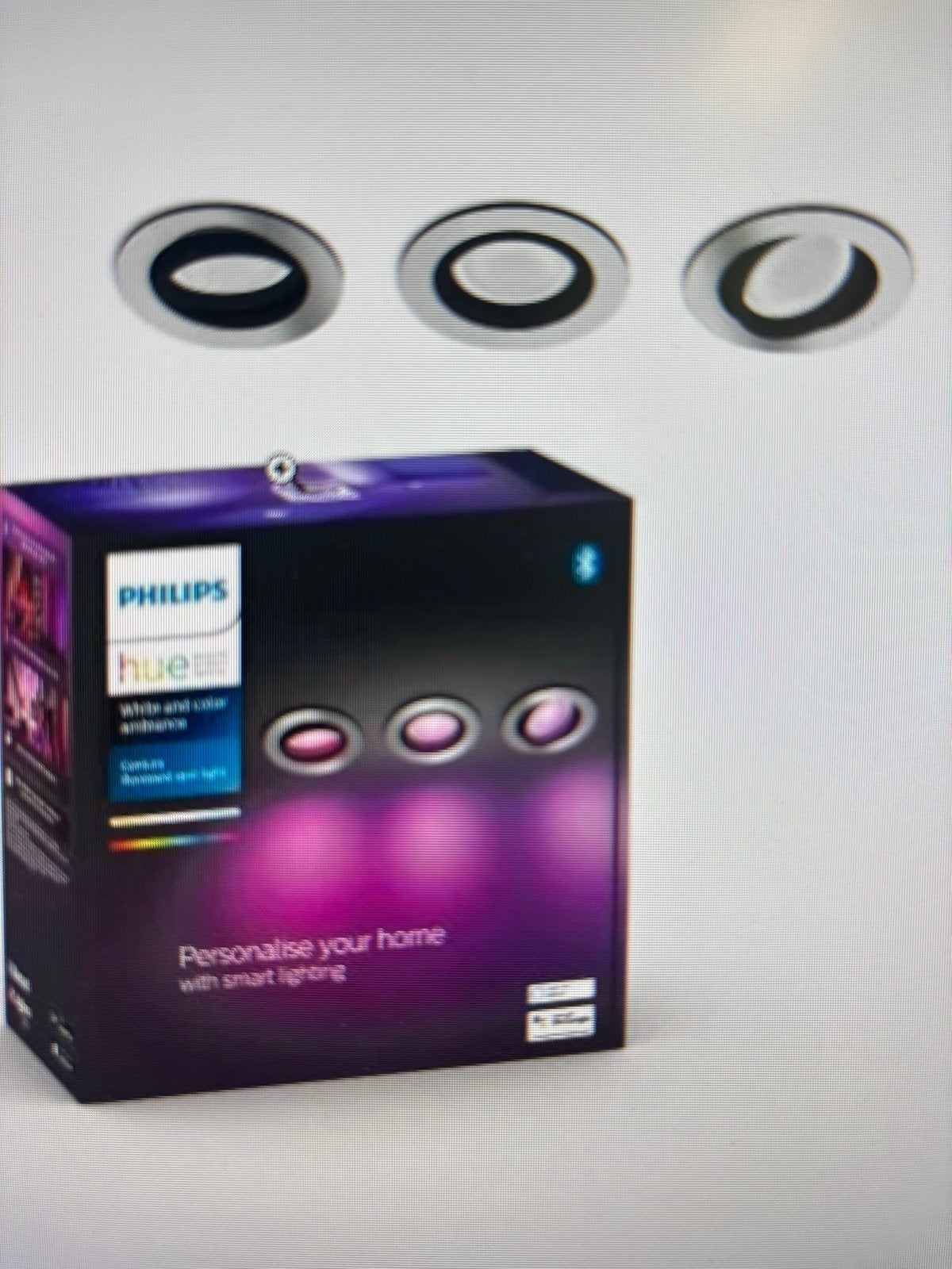 3x Philips Hue Centura Inbouwspot Aluminium Nieuw, Huis en Inrichting, Dimbaar, Nieuw, Ophalen of Verzenden, LED