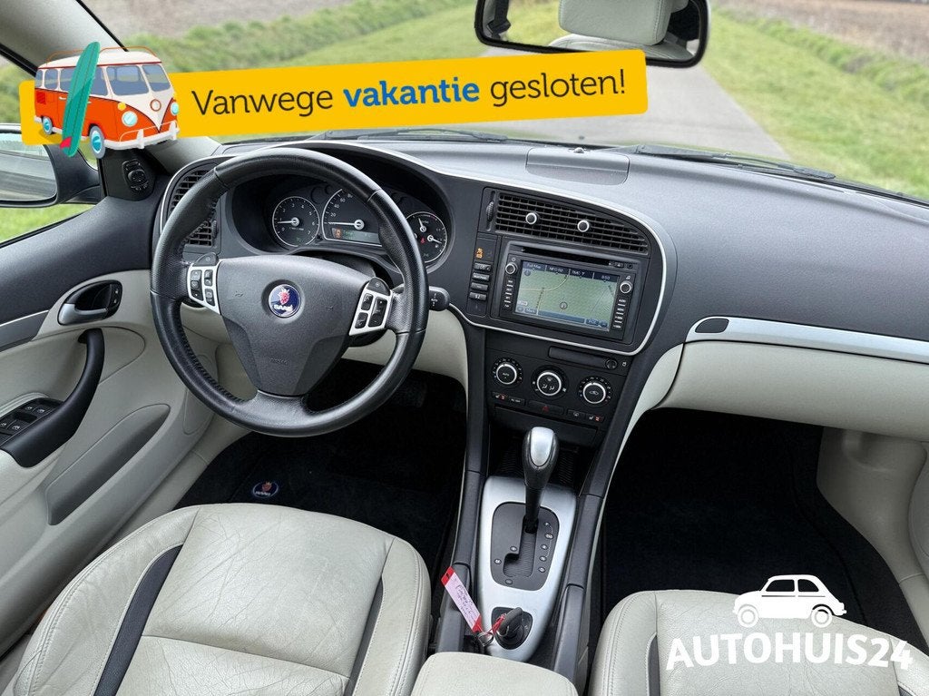 Saab 9-3 Sport Sedan 2.0 T 210pk Aero XWD Exklusiv bj2011, Auto's, Saab, Automaat, Gebruikt, Beige, 4 cilinders