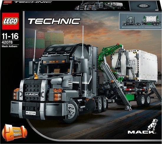 Lego Set 42078 - Technic - Mack Anthem NIEUW, Ophalen of Verzenden, Nieuw, Lego
