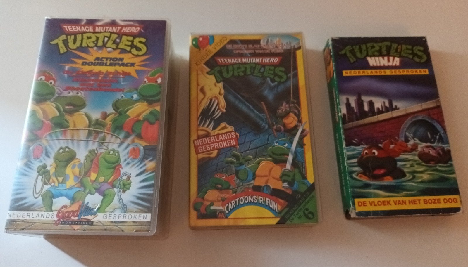 vhs video pakket Turtles, Ophalen of Verzenden