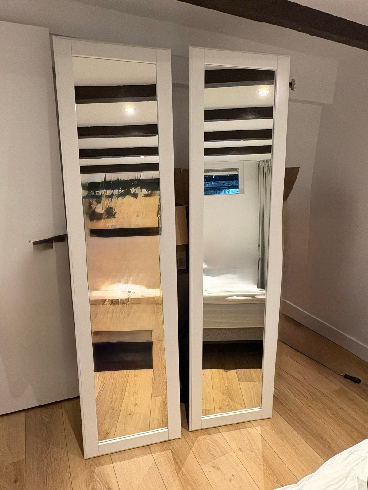 IKEA TYSSEDAL PAX deuren 50x201 cm met spiegel, Ophalen, Gebruikt, 200 cm of meer, 50 tot 100 cm