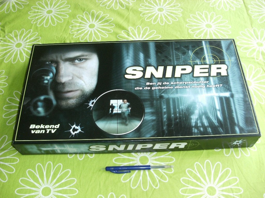 Sniper - ben jij de scherpschutter van de geheime dienst?, Vijf spelers of meer, Ophalen of Verzenden, Zo goed als nieuw