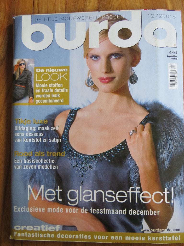 Burda december 2005 zelf lingerie maken, Ophalen of Verzenden, Gebruikt, Vrouw, Burda