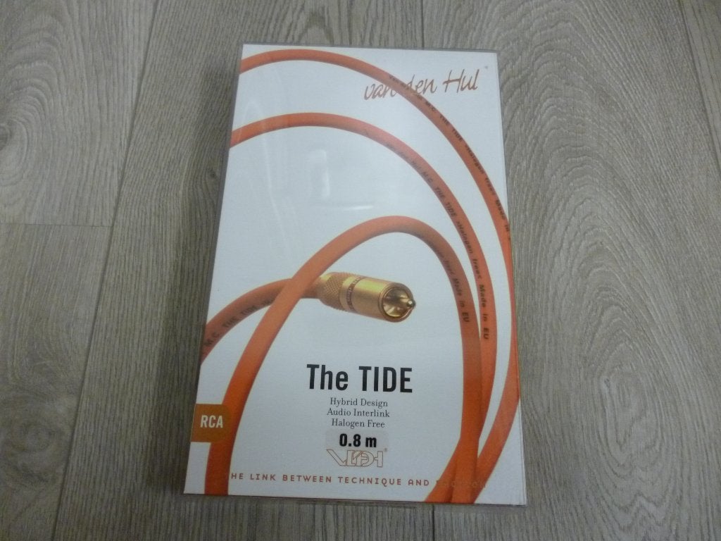 interlinkkabel tide vdhul 0.8m NIEUW van den hul tulpkabel, Audio, Tv en Foto, Audiokabels en Televisiekabels, Ophalen of Verzenden