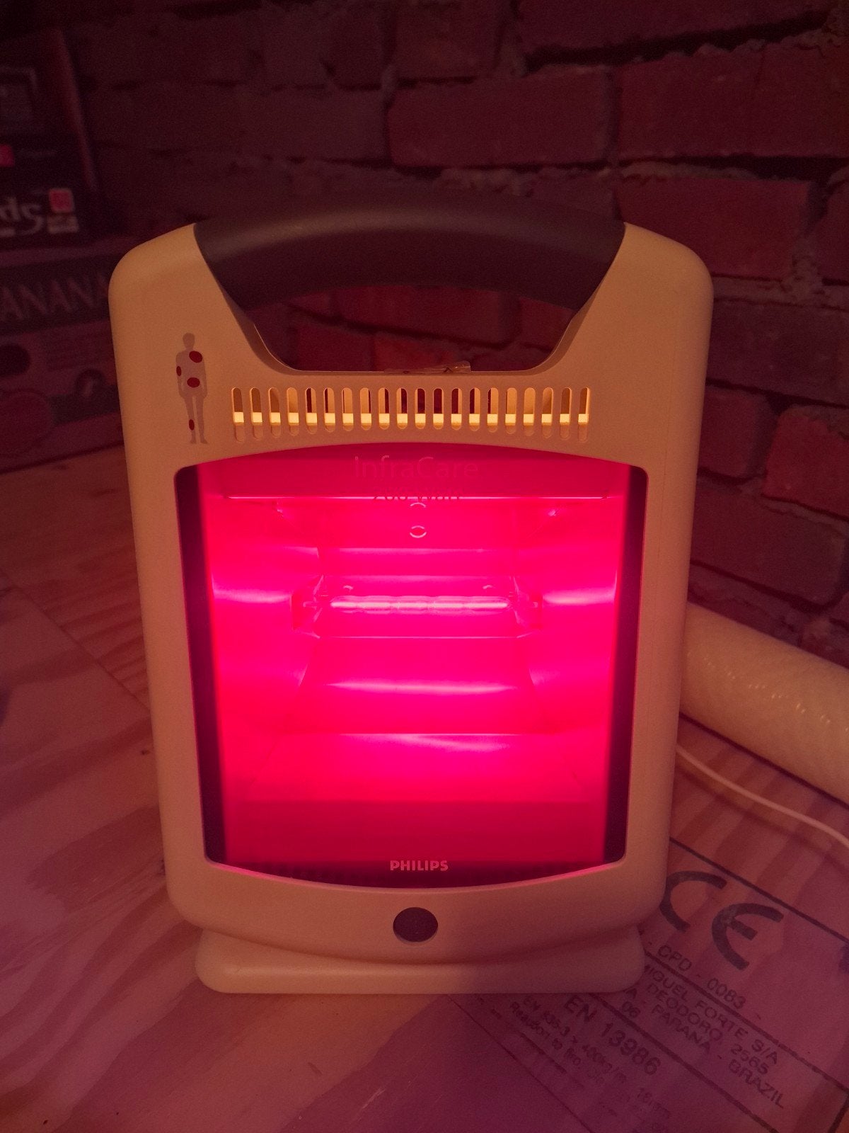 Philips InfraCare 200 Watt Infraroodlamp, Ophalen of Verzenden, Gebruikt, Overige typen