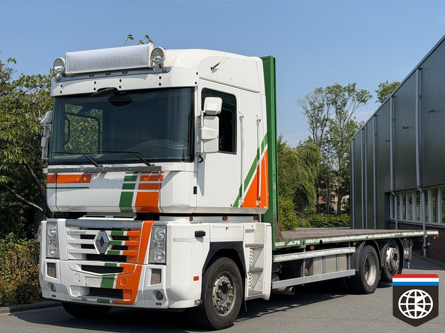 Renault MAGNUM 520 Euro 5 - Open laadbak - Liftas K2013, Auto's, Automaat, Euro 5, Overige kleuren, Renault