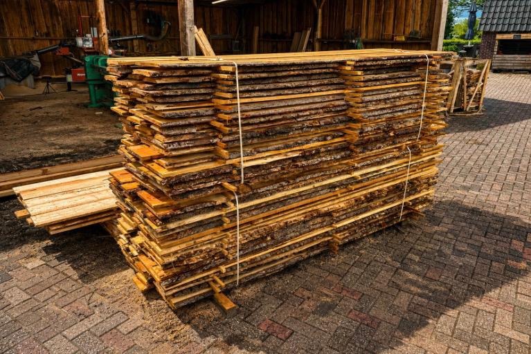 Schaaldelen, planken 3 meter, Doe-het-zelf en Verbouw, Hout en Planken, Ophalen, Minder dan 25 mm, Zo goed als nieuw, Plank