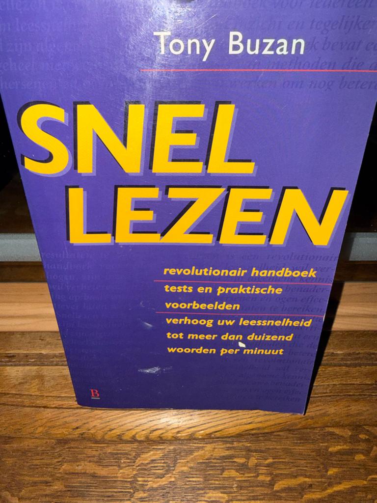 Snel Lezen - Tony Buzan (Revolutionair Handboek), Ophalen of Verzenden, Alpha, Zo goed als nieuw, Overige niveaus