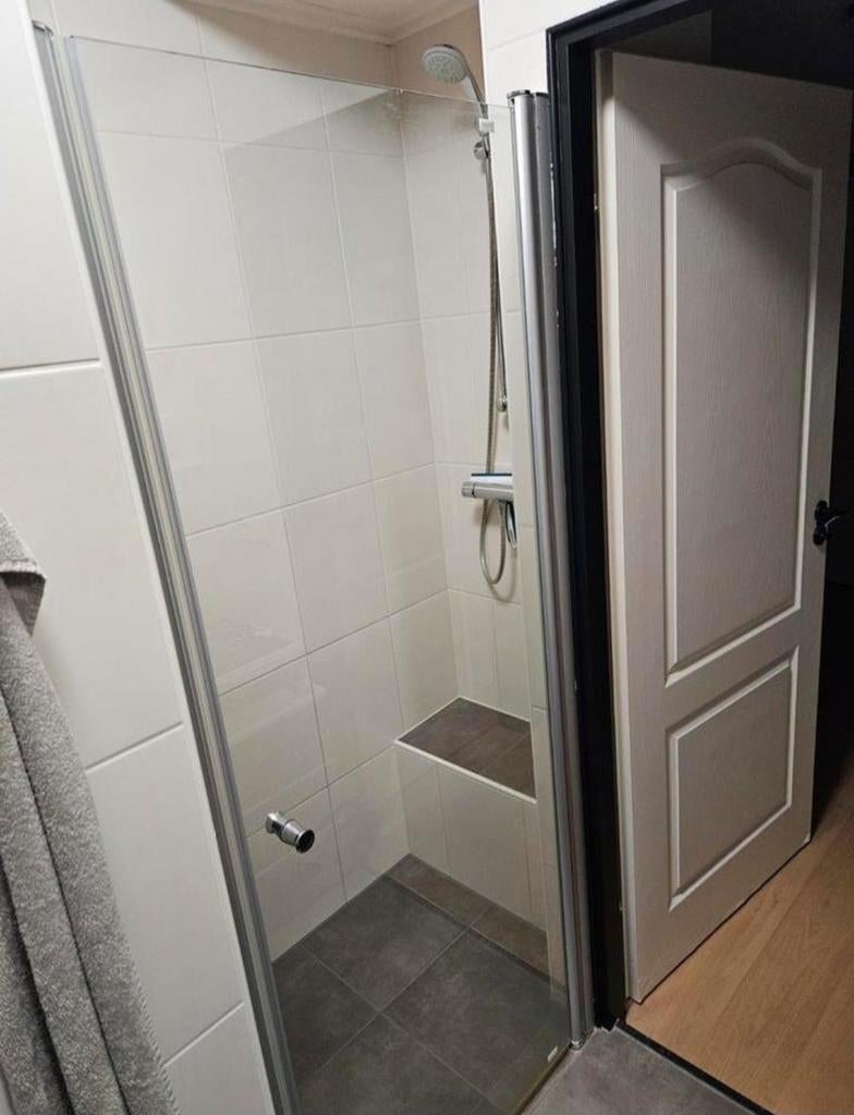 Huppe Douchedeur 190x80 cm - Zo goed als nieuw, Ophalen, Zo goed als nieuw, Glas, Douche