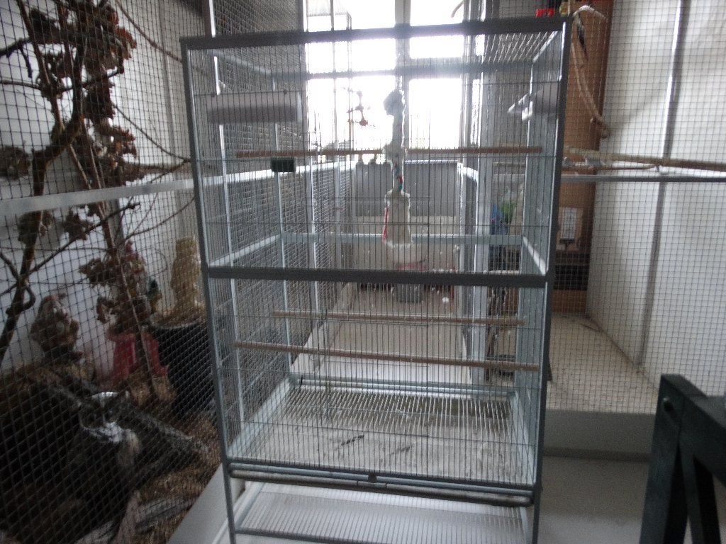 vogel kooi, Ophalen of Verzenden, Zo goed als nieuw, Metaal, Vogelkooi