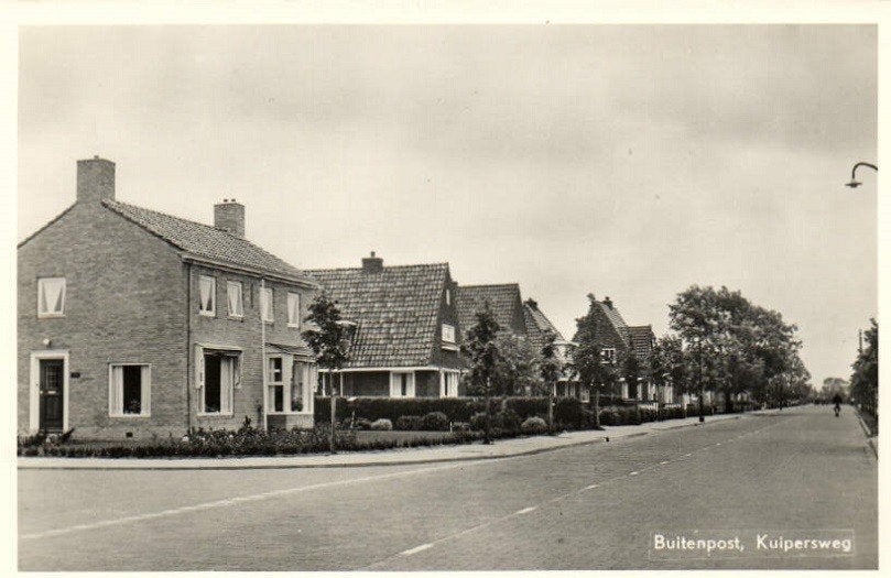 Buitenpost, Kuipersweg - niet gelopen, Ophalen of Verzenden, 1960 tot 1980, Ongelopen, Friesland