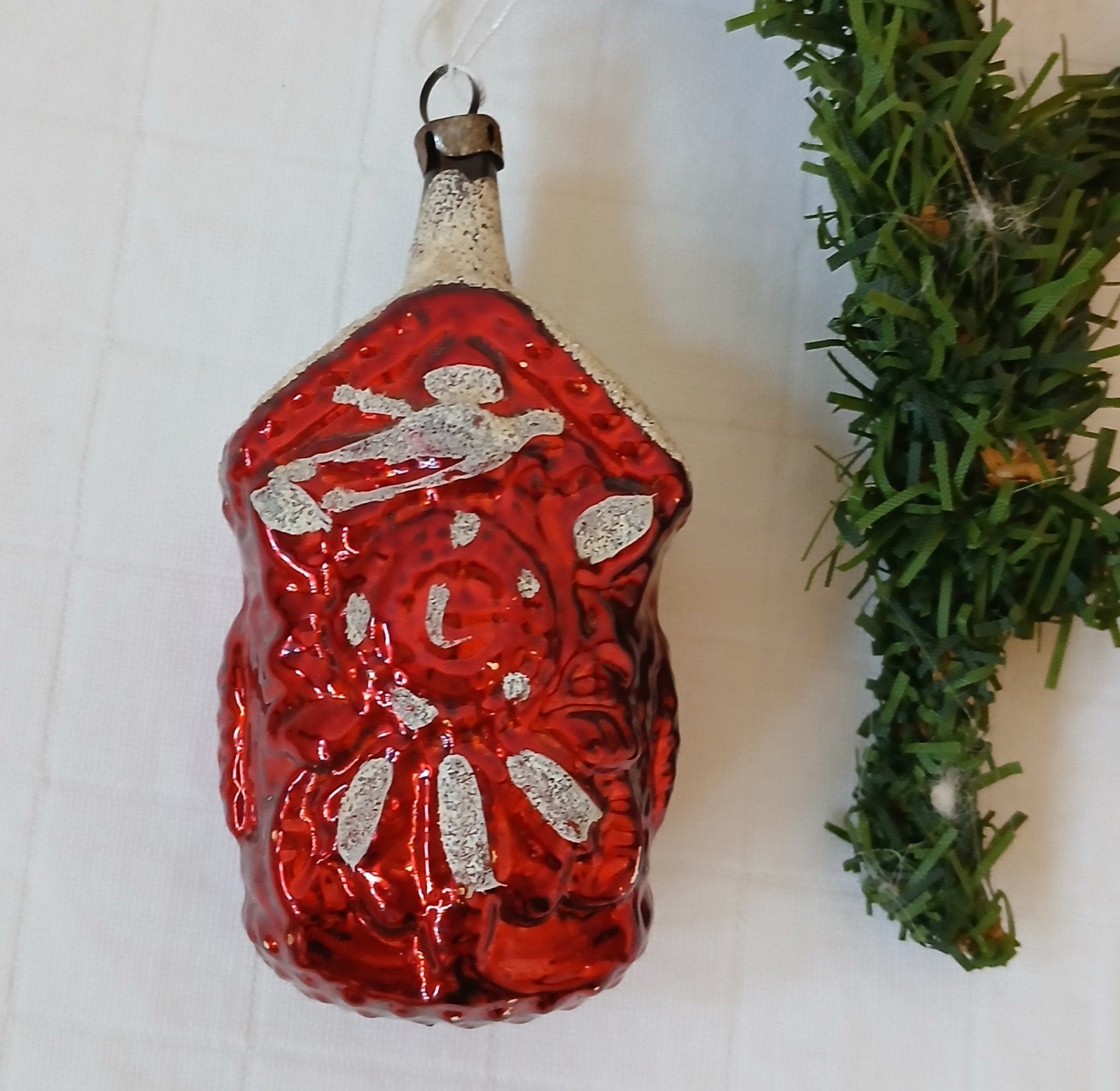 Oude kerstbal koekoeksklok, Verzenden, Gebruikt
