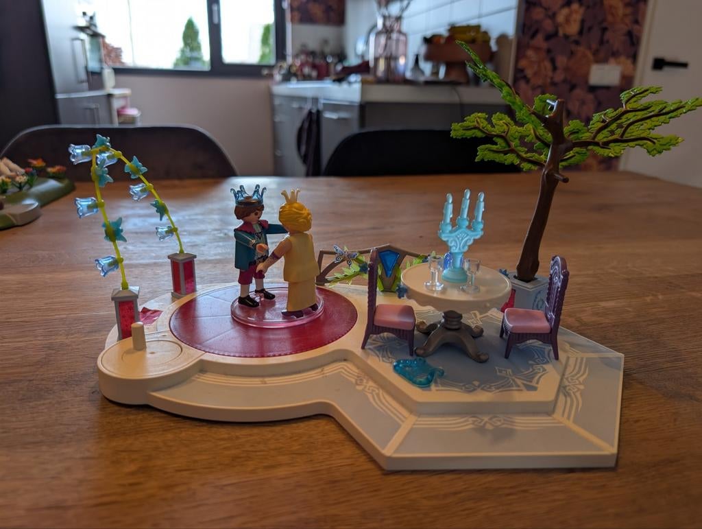 Playmobil Koning & Koningin op Draaiplateau - Sprookjes Set, Ophalen, Zo goed als nieuw, Complete set