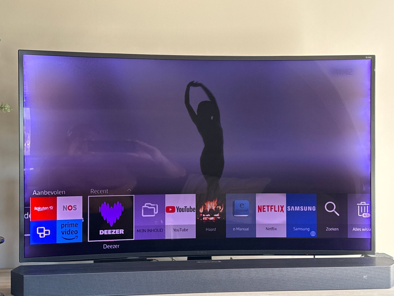 Samsung 55" Smart TV met One Connect Box, Audio, Tv en Foto, Televisies, Gebruikt, LED, 100 cm of meer, 4k (UHD), Samsung, Smart TV