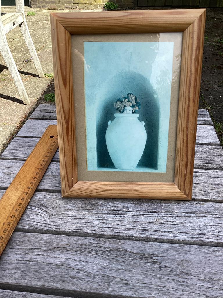 Grenen fotolijstje 21x16 cm - Zo goed als nieuw, Ophalen of Verzenden, Zo goed als nieuw, Hout, Minder dan 50 cm