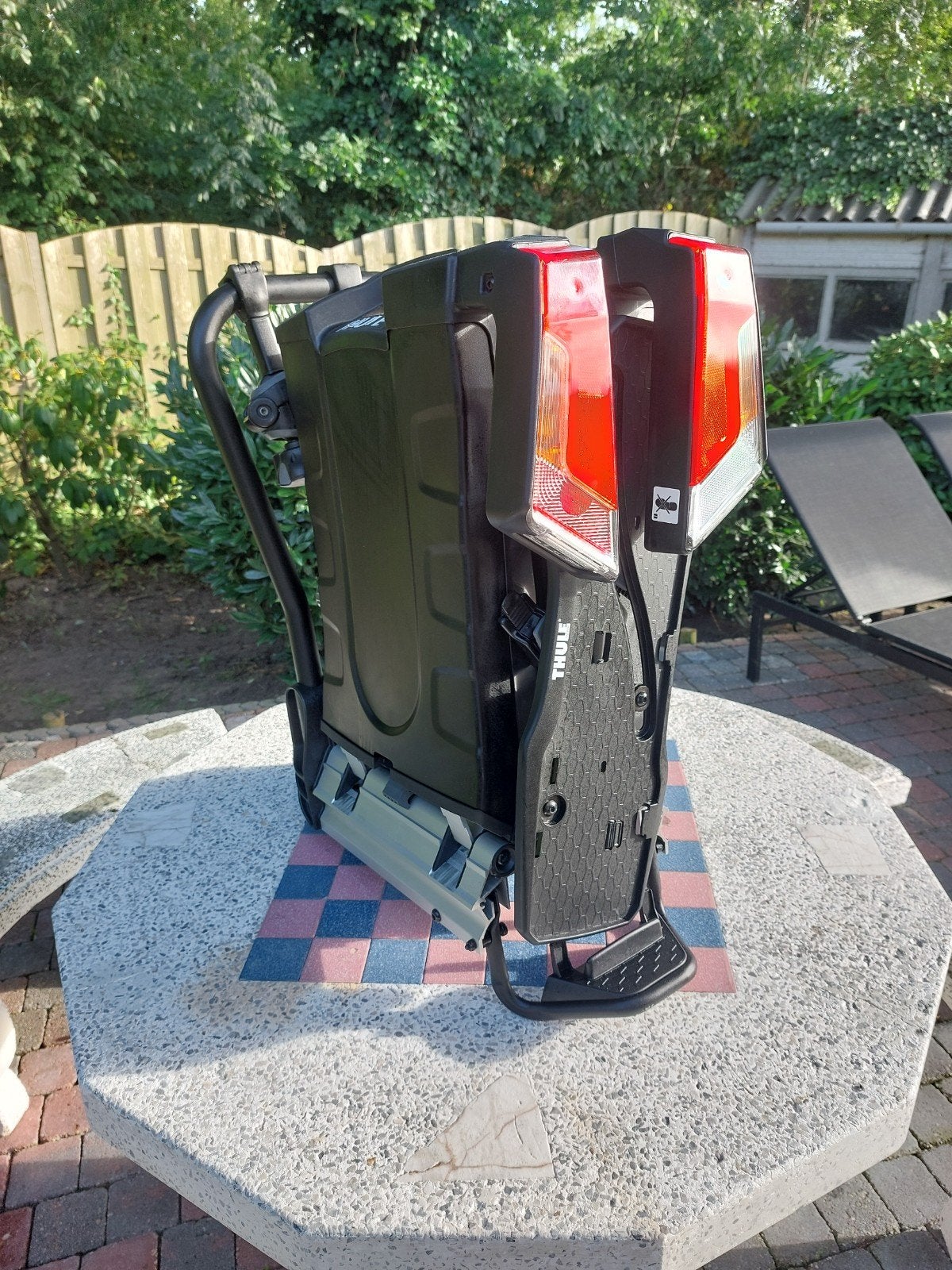 THULE EASYFOLD Black.voor2 elektrische fietsen nog als nieuw, Ophalen, Elektrische fiets, Zo goed als nieuw, 2 fietsen