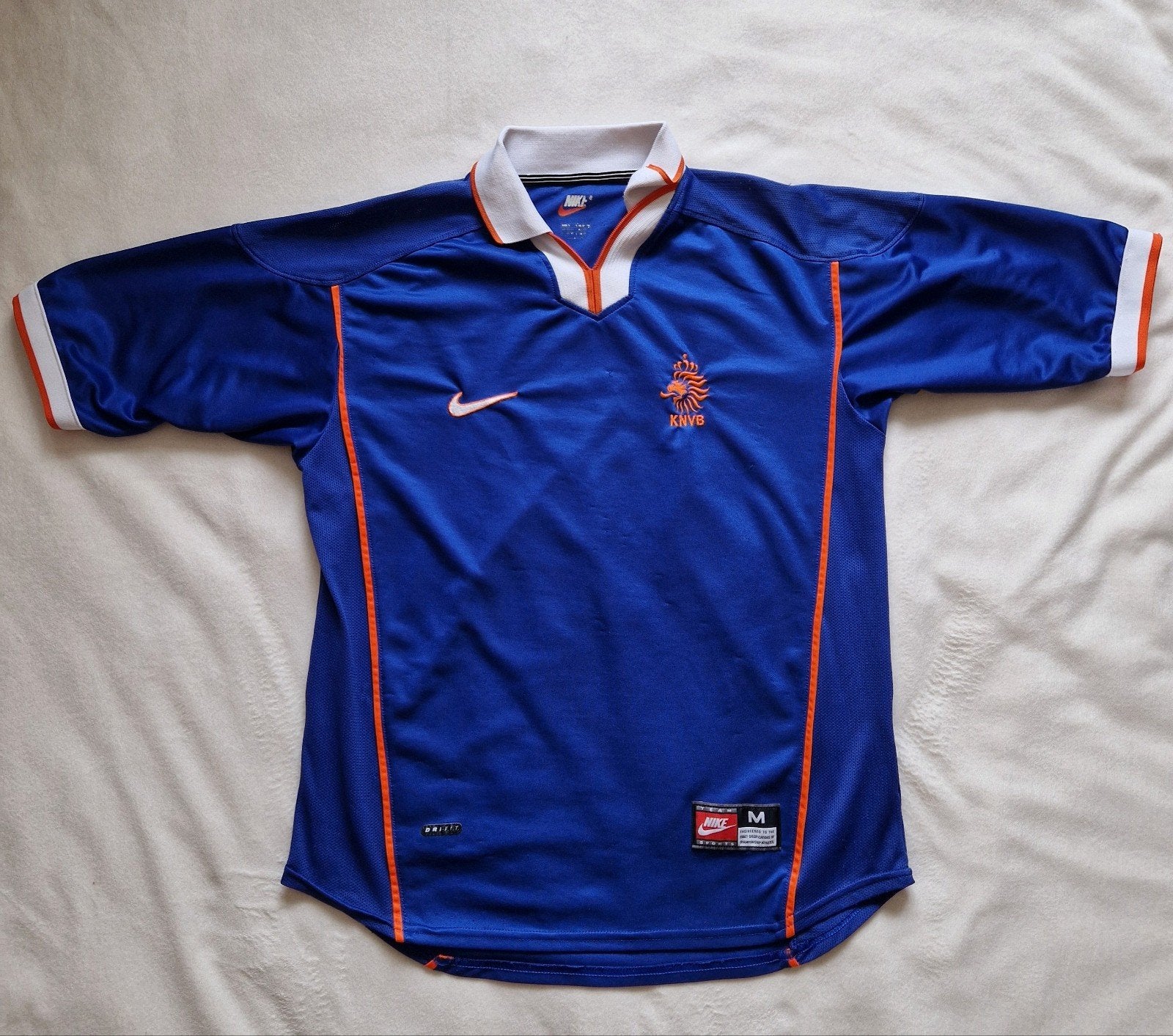 Nederlands elftal uitshirt1998 KNVB Oranje shirt M, Kleding | Heren, Sportkleding, Nike, Ophalen of Verzenden, Voetbal, Gedragen