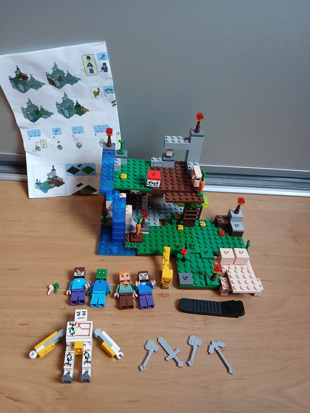 namaak lego, minecraft, grot, Ophalen of Verzenden, Zo goed als nieuw