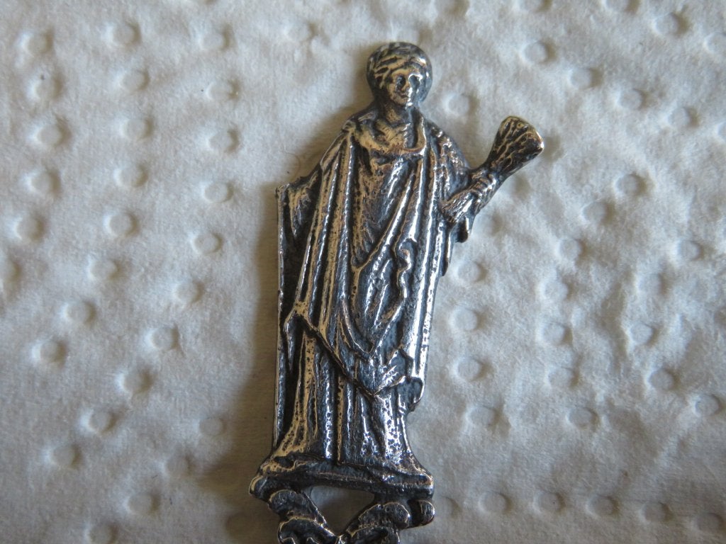 Lepeltje Ceres, Romeinse Godin van de Akkerbouw, Verzenden, Zo goed als nieuw, Overige materialen, Bestek