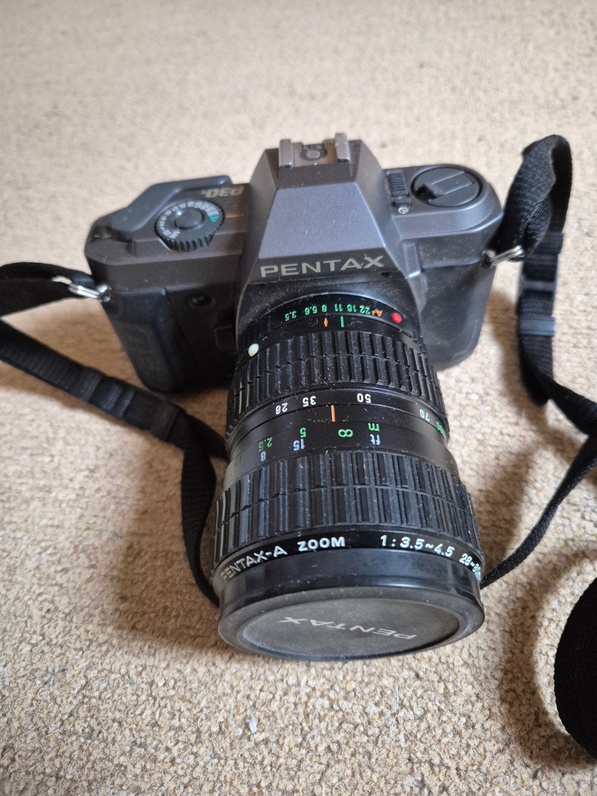Pentax P30T spiegelreflexcamera met 28-80mm zoomlens, Ophalen of Verzenden, Spiegelreflex, Pentax