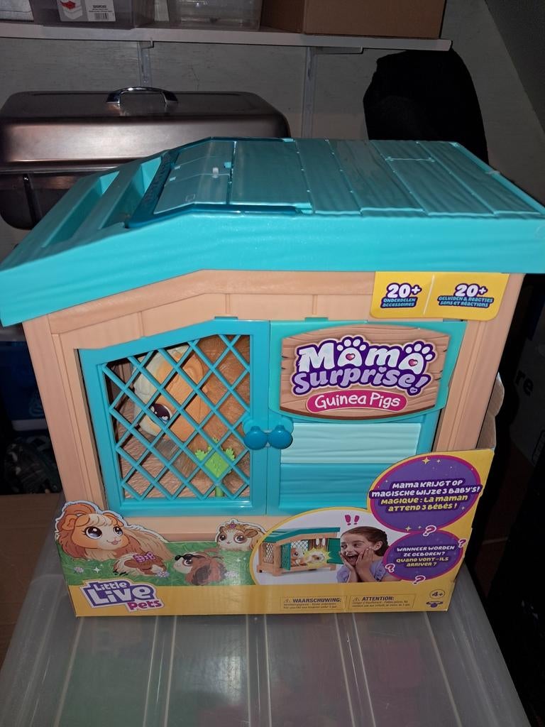 Little Live Pets Mama Surprise Cavia met 3 baby's, Ophalen of Verzenden, Nieuw, Jongen of Meisje