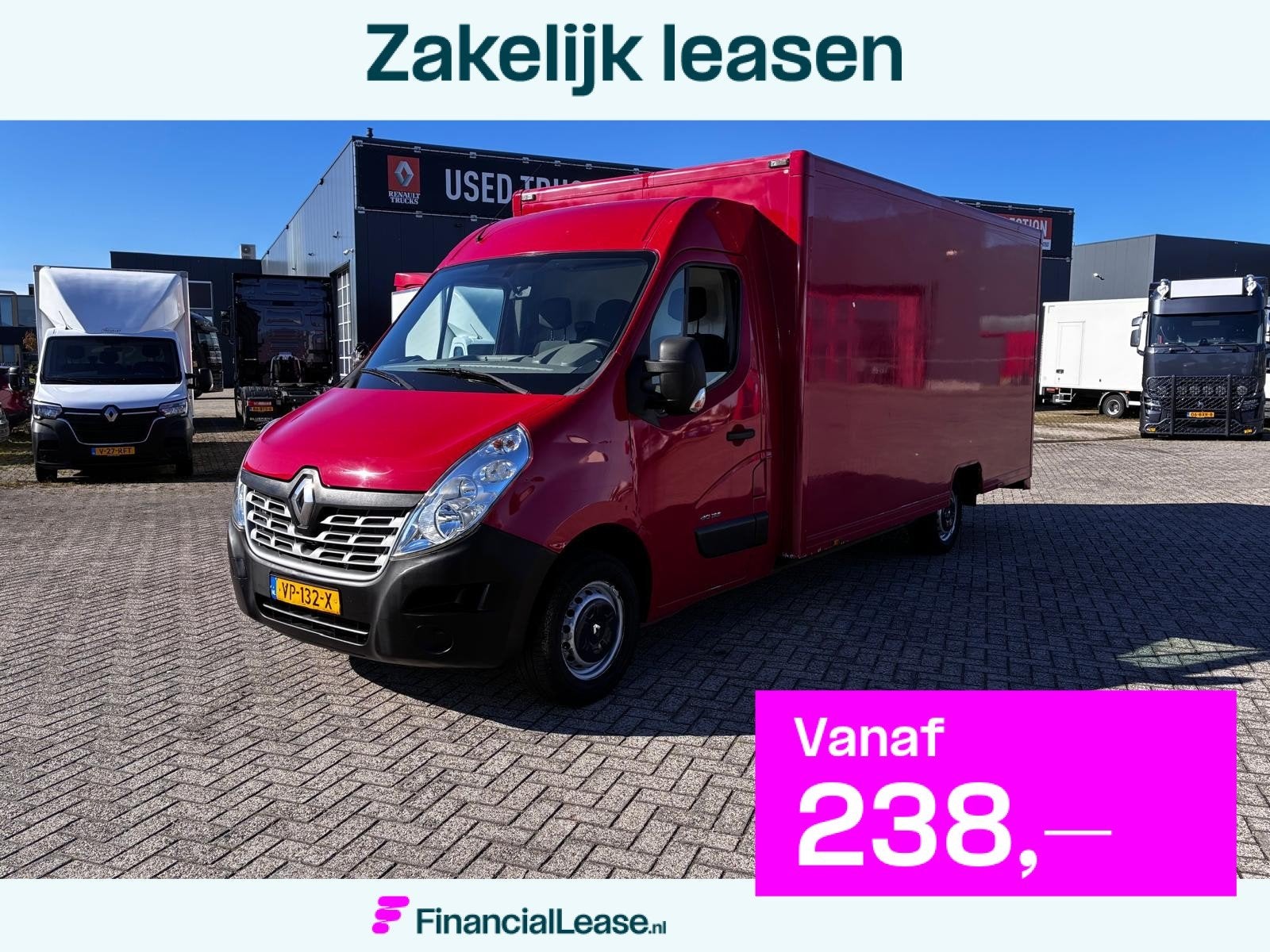 Renault Master 125.35 2.3 Dci, L3, Platform, Airco,, Euro 5, 125 pk, Gebruikt, 4 cilinders