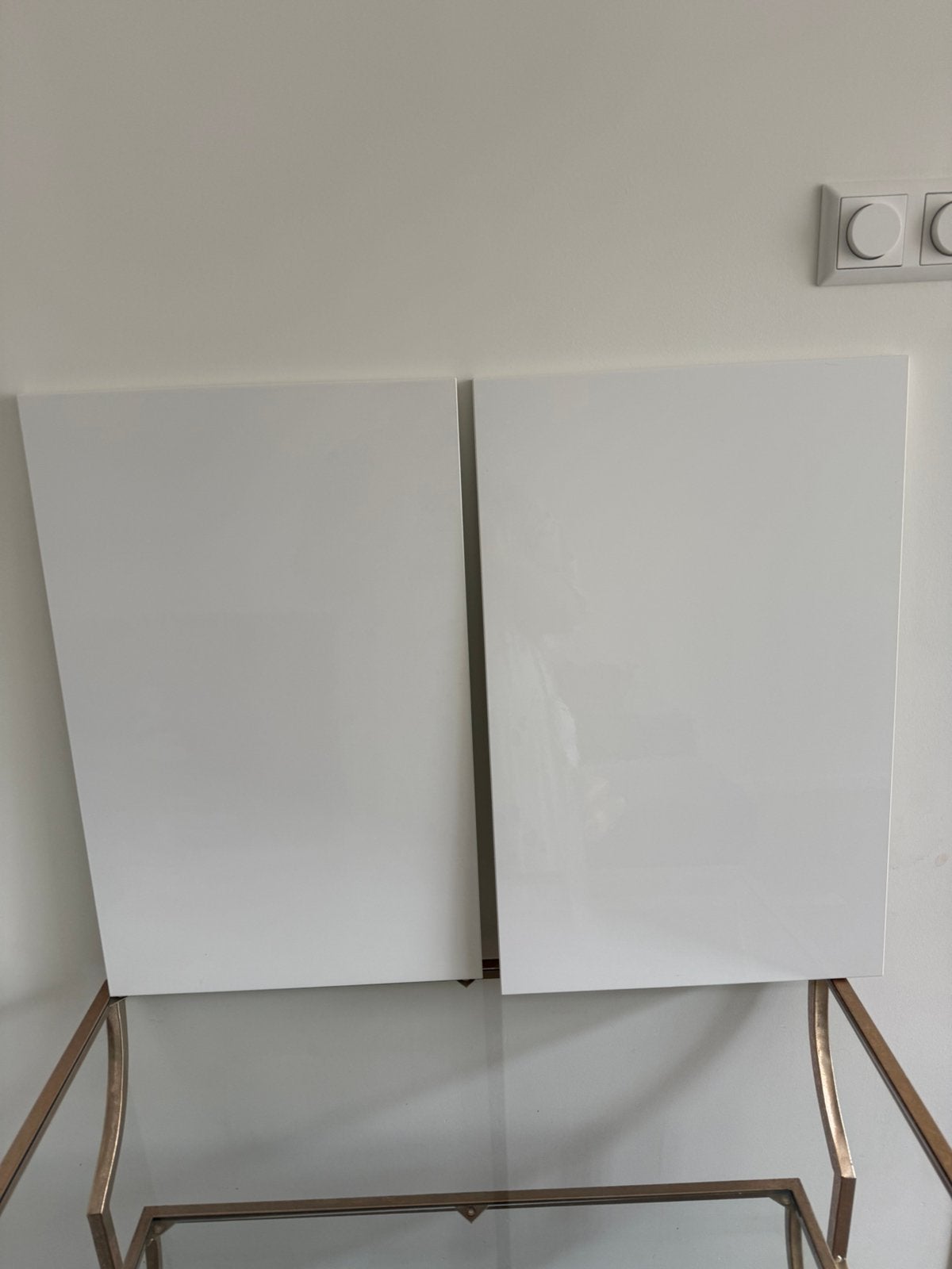 2 nette besta selsviken/hoogglans deurtjes te koop, Huis en Inrichting, Ophalen, Zo goed als nieuw, Minder dan 150 cm, Minder dan 100 cm