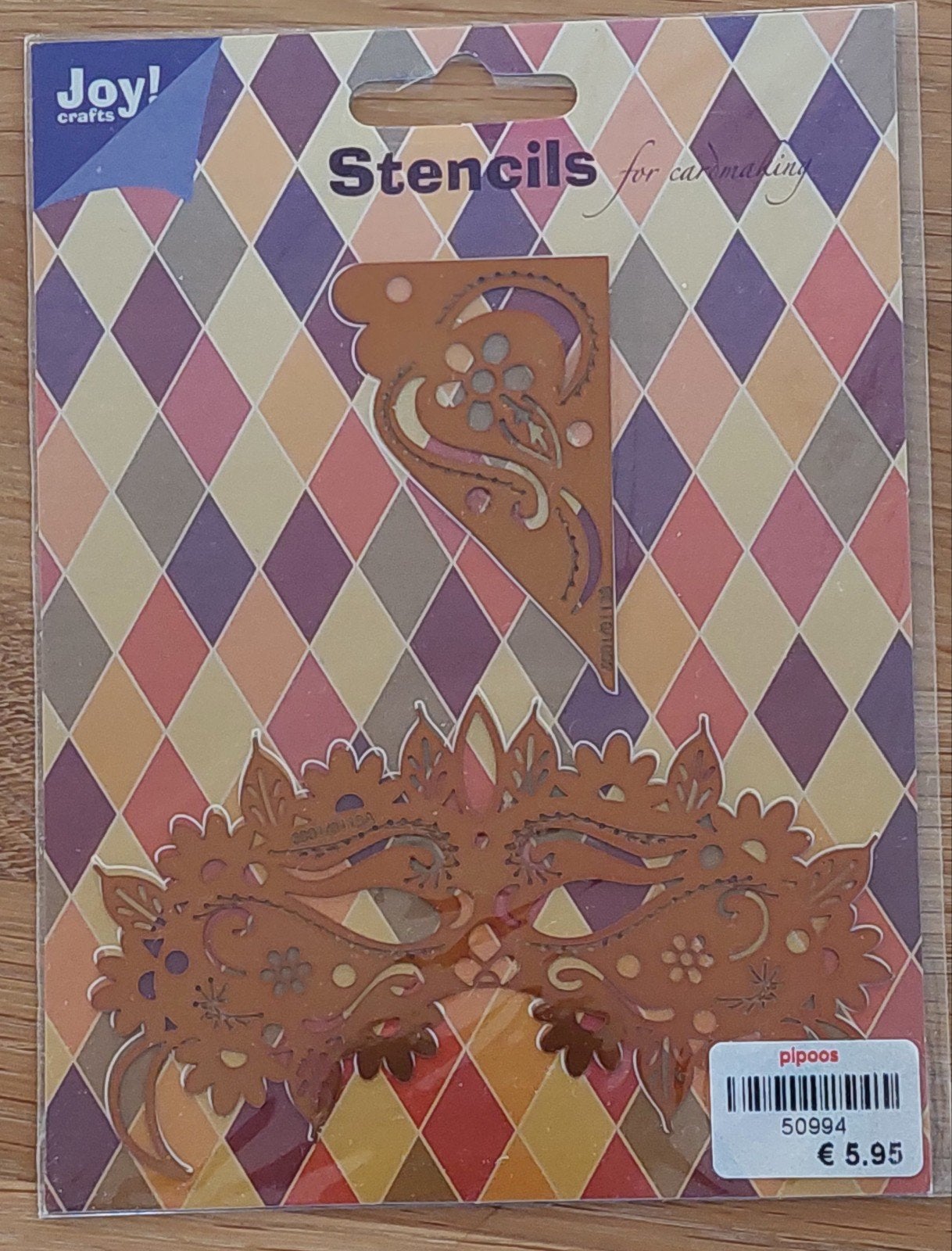 Joy! Crafts stencil - 6001/0113 Masker, Ophalen of Verzenden, Nieuw, Overige thema's, Pons of Mal
