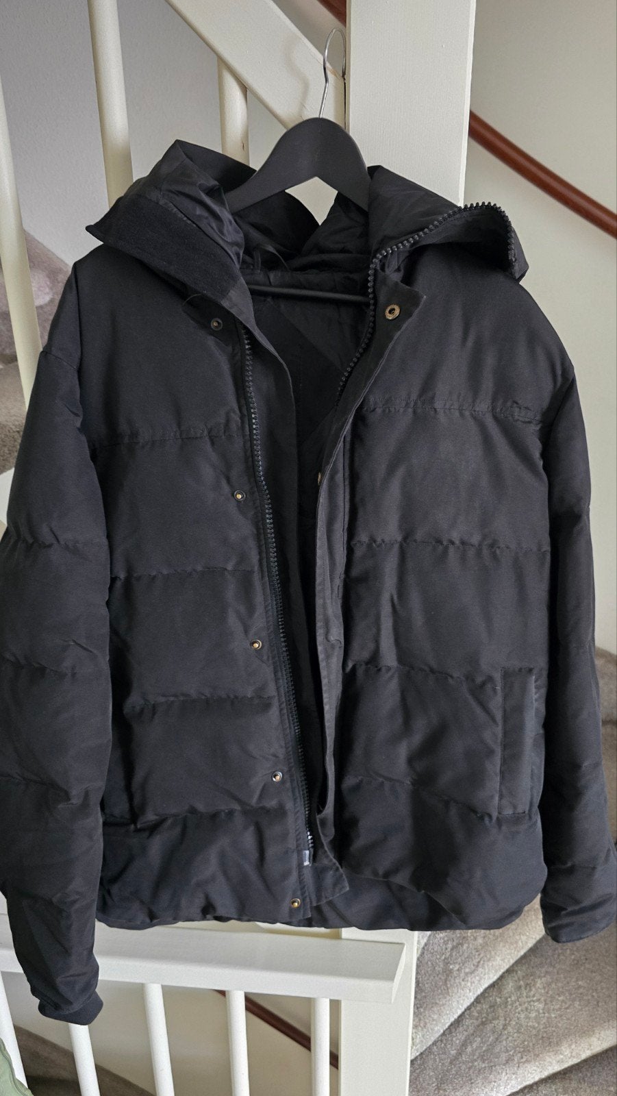 Canada Goose Fusion XXL/2TG Zwarte Puffer Jas, Ophalen, Maat 46/48 (XL) of groter, Zo goed als nieuw, Canada Goose