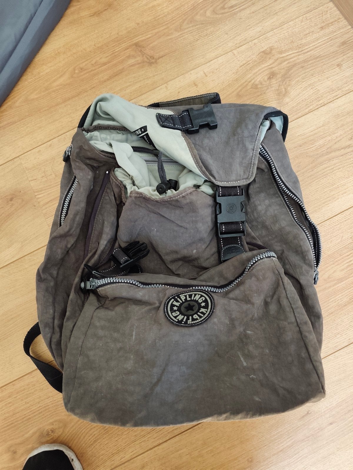 Kipling rugzak - Gebruikt, Sieraden, Tassen en Uiterlijk, Tassen | Rugtassen, 45 tot 60 cm, Gebruikt, Kipling, 25 tot 40 cm