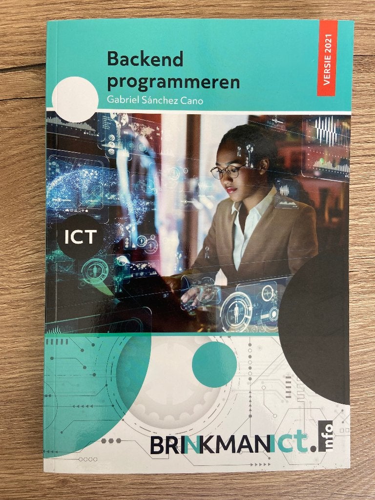 Backend programmeren - Gabriel Sánchez Cano (Versie 2021), Gabriel Sánchez Cano, Nieuw, Ophalen of Verzenden, MBO
