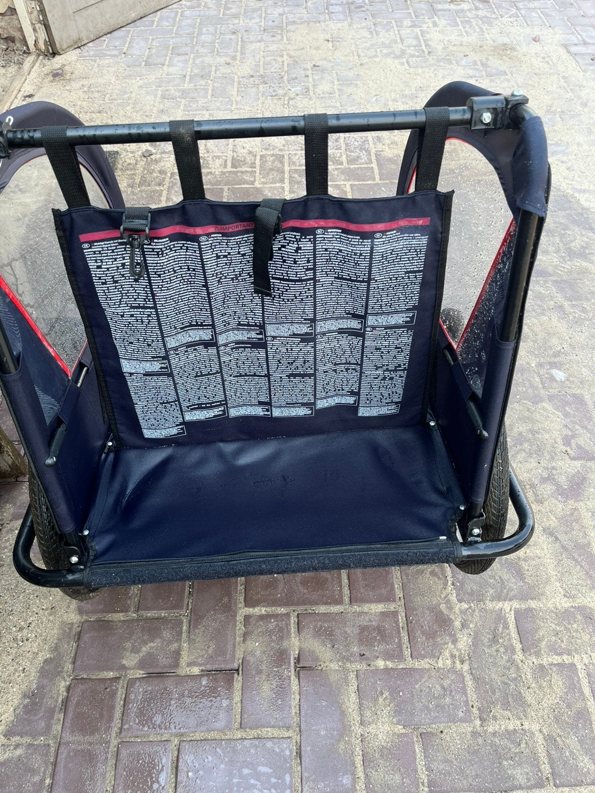 Fietsaanhanger kinderen, Ophalen, Opvouwbaar, Zo goed als nieuw, Kinderkar