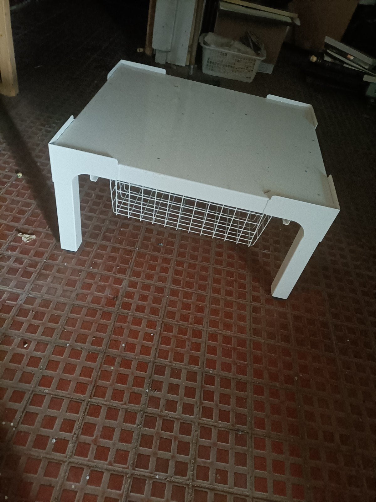 Tafel met mand, Ophalen, Rechthoekig