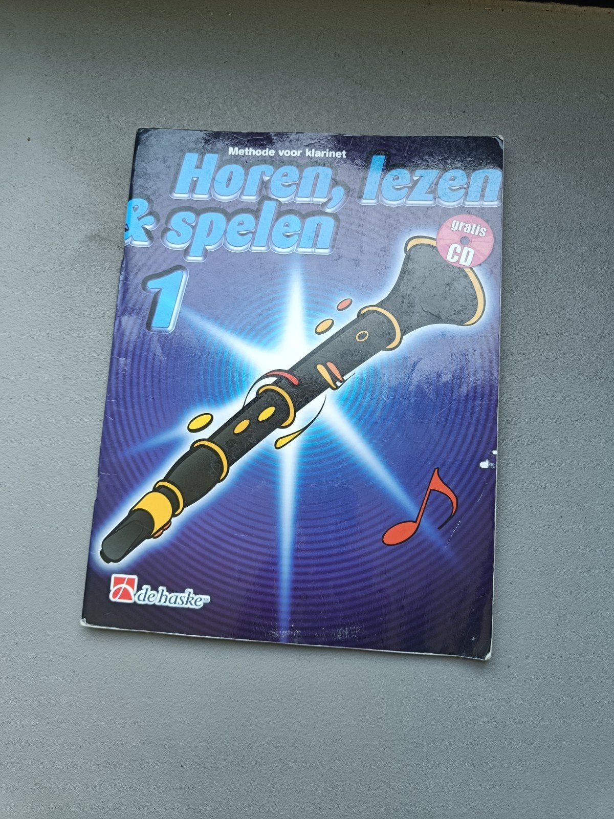Horen, lezen & spelen 1 - Klarinet methode + CD, Muziek en Instrumenten, Bladmuziek, Gebruikt, Klassiek, Les of Cursus, Dwarsfluit of Piccolo