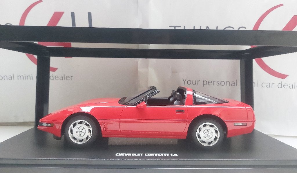 GT Spirit 1:18 Chevrolet Corvette C4 1995 rood nieuw, Ophalen of Verzenden, Nieuw, Auto, Overige merken