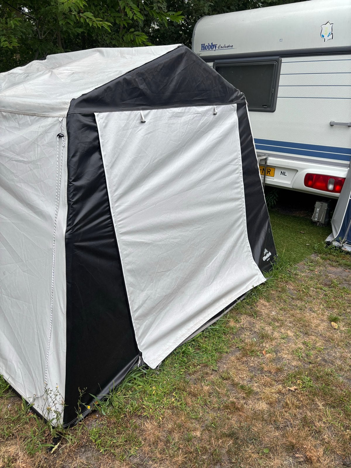 Obelink Vivo schuurtent - Ideaal voor camping en opslag, Caravans en Kamperen, Tenten, Ophalen, Gebruikt