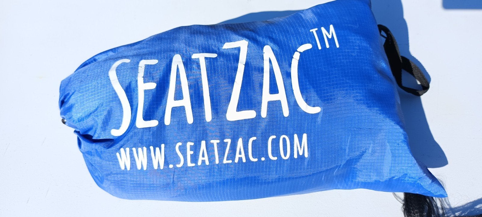 SeatZac opblaasbare lounge zak - Blauw, Ophalen of Verzenden, Gebruikt