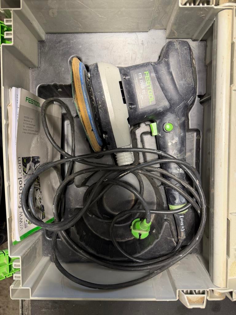 Festool ETS 150/3 EQ Excentrische Schuurmachine, Ophalen, Gebruikt, Minder dan 600 watt, Excentrische schuurmachine
