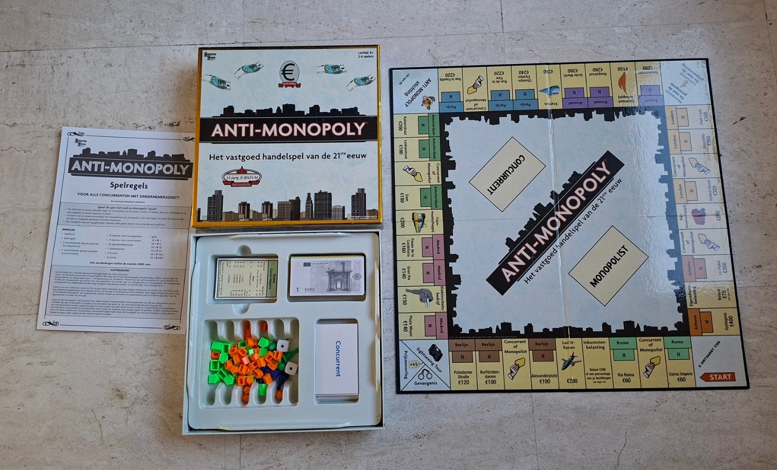 Anti - monopoly spel compleet ZGAN, Ophalen of Verzenden, Zo goed als nieuw