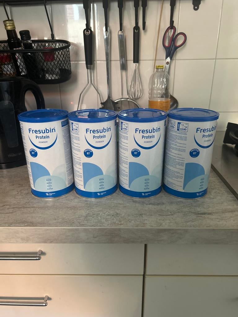 Fresubin Protein Powder - 4 blikken (niet geopereerd), Ophalen of Verzenden, Zo goed als nieuw